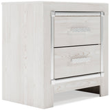 Altyra Queen Upholstered Panel Bed, Dresser, Mirror, Chest and 2 Nightstands