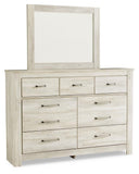 Bellaby King Crossbuck Panel Bed, Dresser, Mirror, and Nightstand