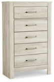 Bellaby Queen Panel Headboard, Dresser, Mirror, Chest and 2 Nightstands