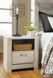 Bellaby Queen Crossbuck Panel Bed and 2 Nightstands