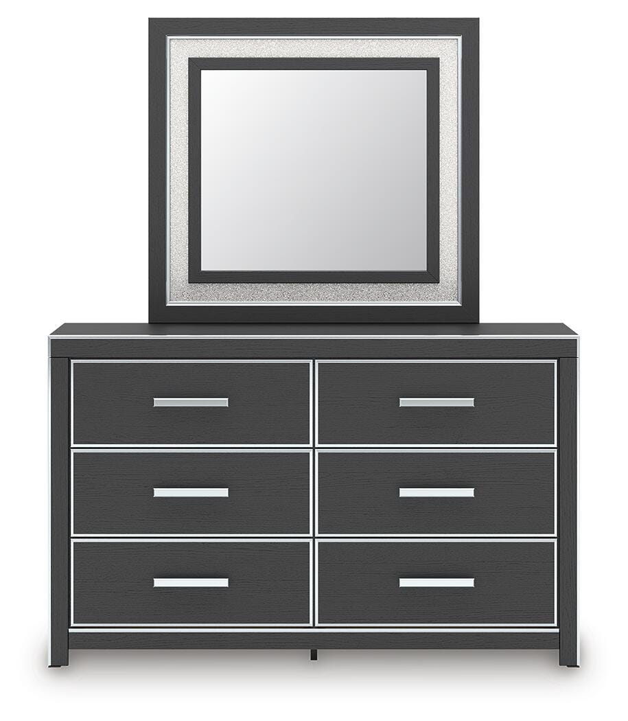 Zuraleus King Storage Bed, Dresser, Mirror, Chest and Nightstand