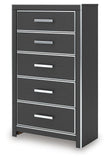 Zuraleus King Storage Bed, Dresser, Mirror, Chest and Nightstand