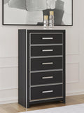Zuraleus King Storage Bed, Dresser, Mirror, Chest and Nightstand