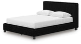 Zuraleus Queen Upholstered Bed, Dresser and Nightstand