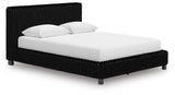 Zuraleus Queen Upholstered Bed, Dresser, Mirror and Nightstand
