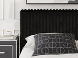 Zuraleus Queen Upholstered Bed, Dresser, Mirror and Nightstand