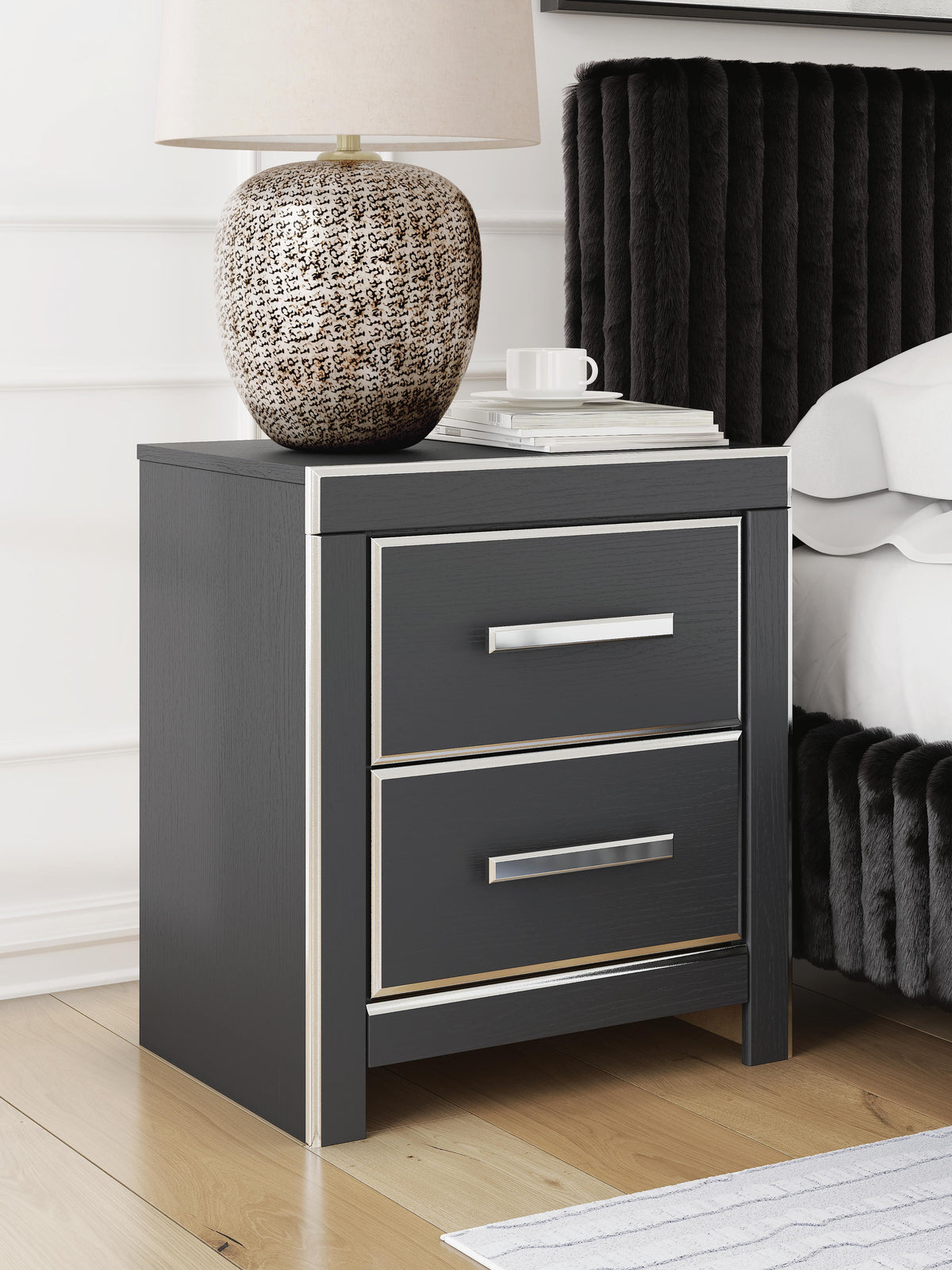 Zuraleus King Upholstered Bed, Dresser and Nightstand