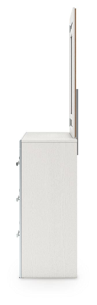 Zuraleus Queen Storage Bed, Dresser, Mirror and Nightstand
