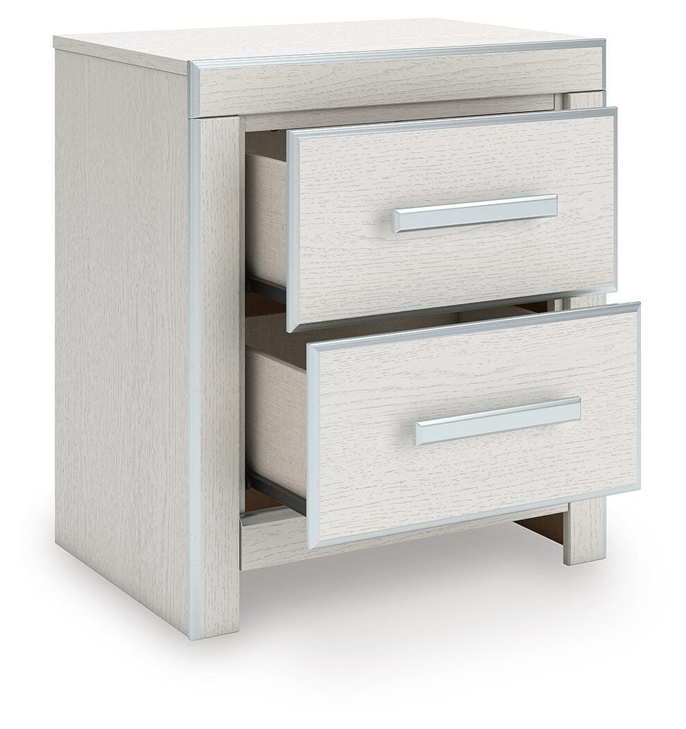 Zuraleus Queen Storage Bed, Dresser, Mirror and Nightstand
