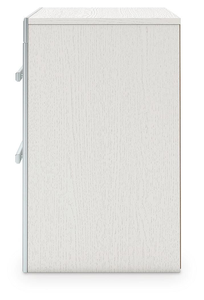 Zuraleus Queen Storage Bed, Dresser, Mirror and Nightstand