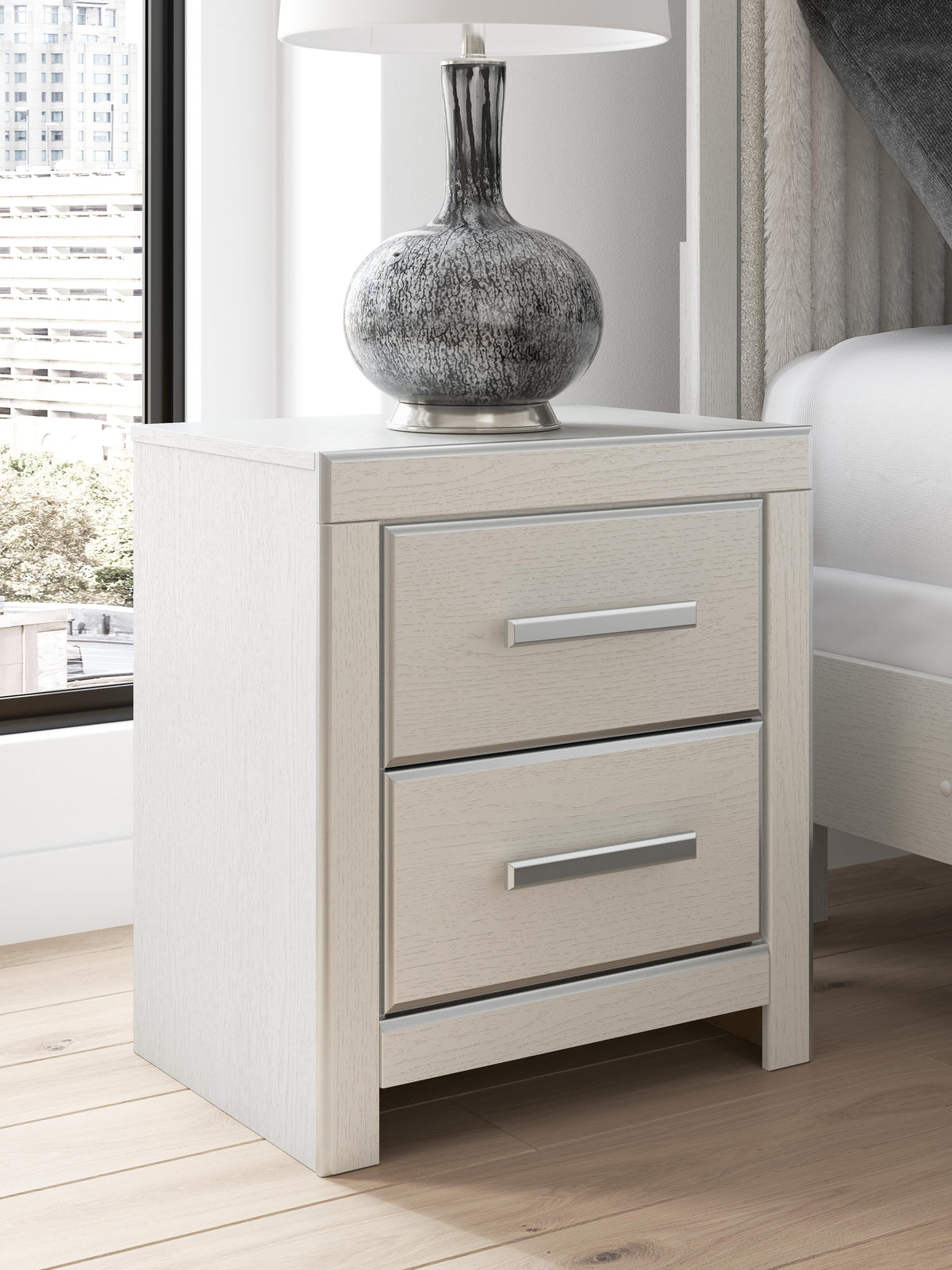 Zuraleus Queen Storage Bed, Dresser, Mirror and Nightstand