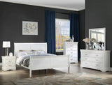 Louis Philip White Bedroom Mirror (Mirror Only) - Crown Mark | Olivia Furniture
