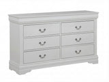 Louis Philip Greige Bedroom Set