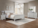 Louis Philip Greige Bedroom Set