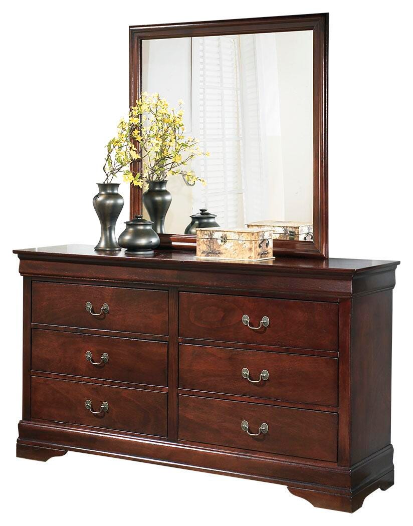 Alisdair Queen Sleigh Bed, Dresser, Mirror, and Nightstand