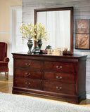 Alisdair Full Sleigh Bed, Dresser, Mirror, Chest and Nightstand