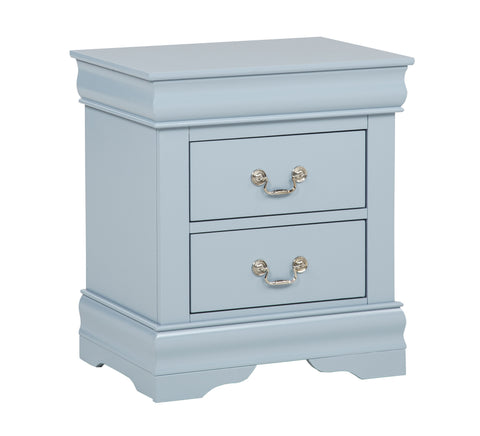 Louis Philip Blue Nightstand