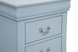 Louis Philip Blue Sleigh Bedroom Set