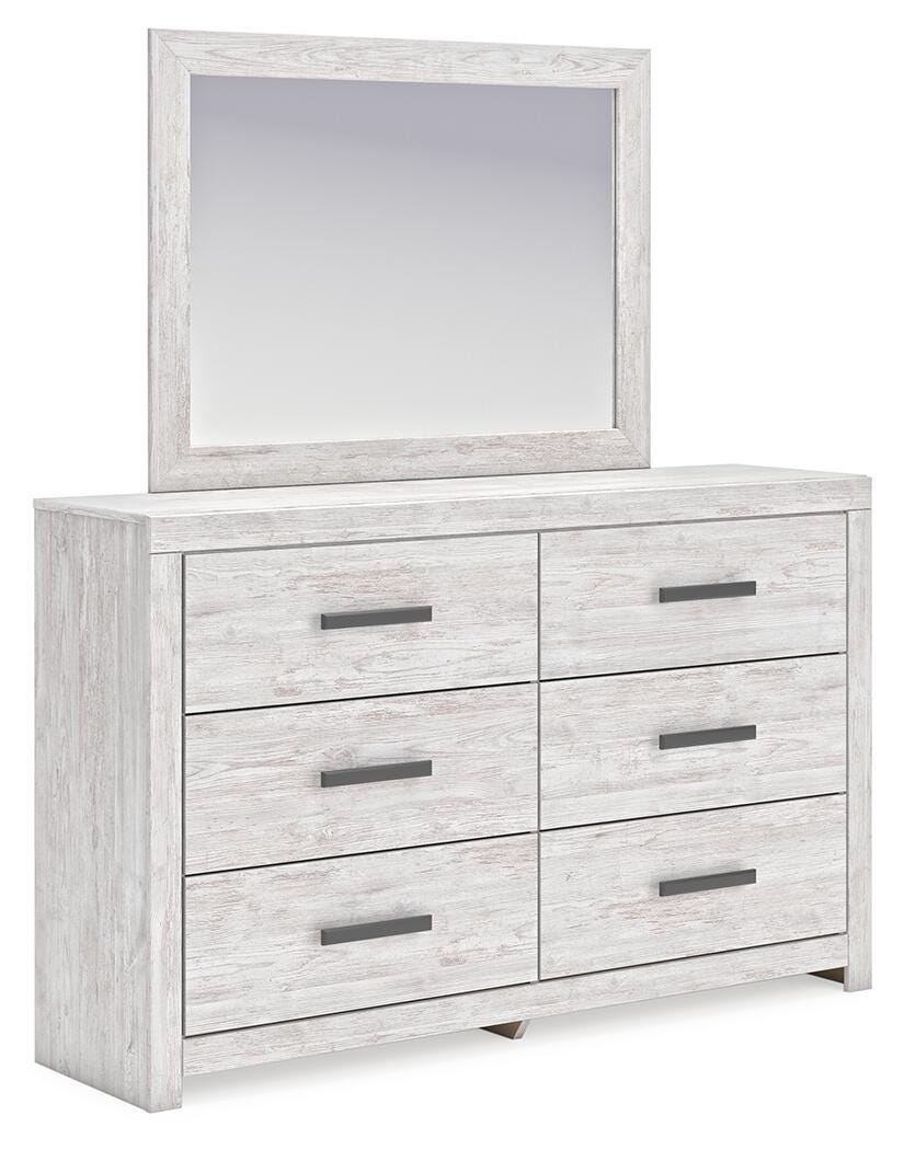 Cayboni Full Panel Bed, Dresser, Mirror and Nightstand