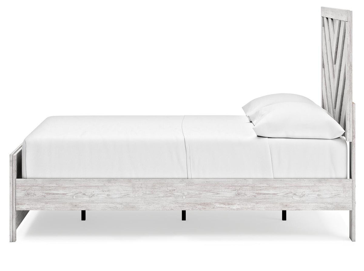 Cayboni Full Panel Bed, Dresser and Mirror