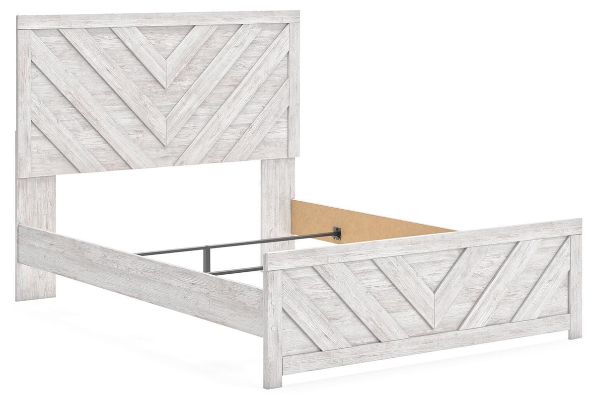 Cayboni Queen Panel Bed, Dresser and Nightstand