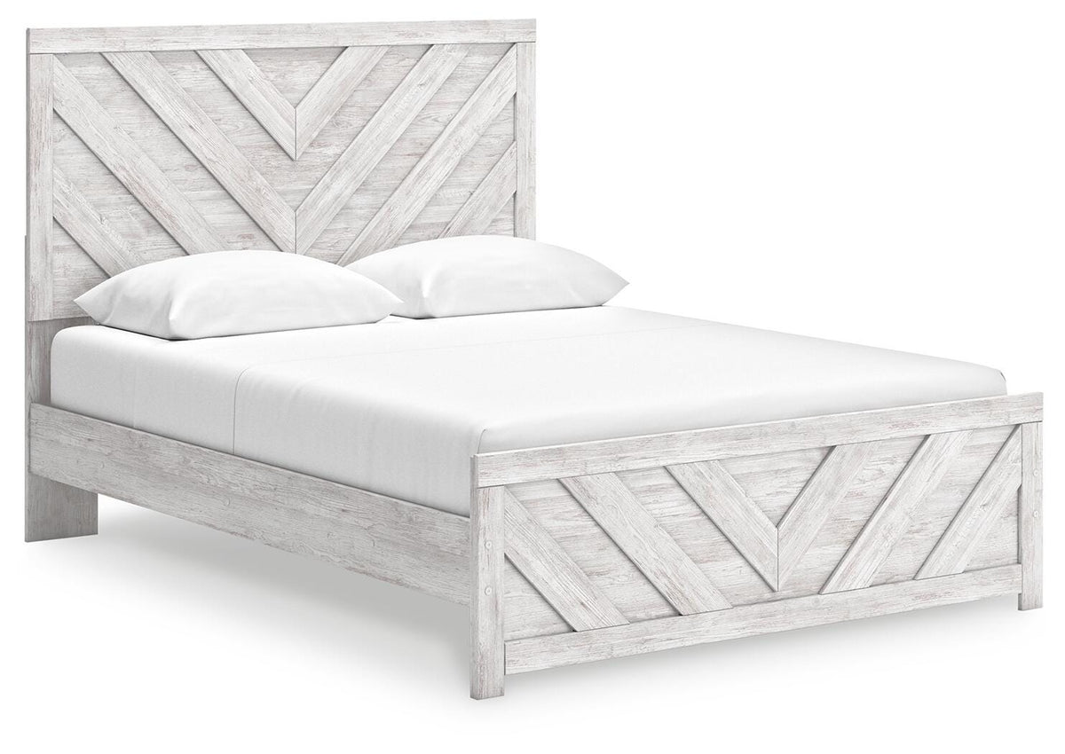Cayboni Queen Panel Bed, Dresser and Nightstand