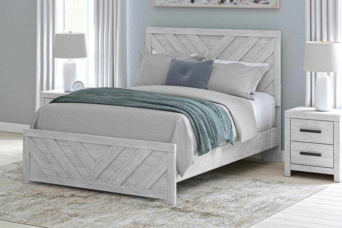 Cayboni Queen Panel Bed, Dresser and Nightstand