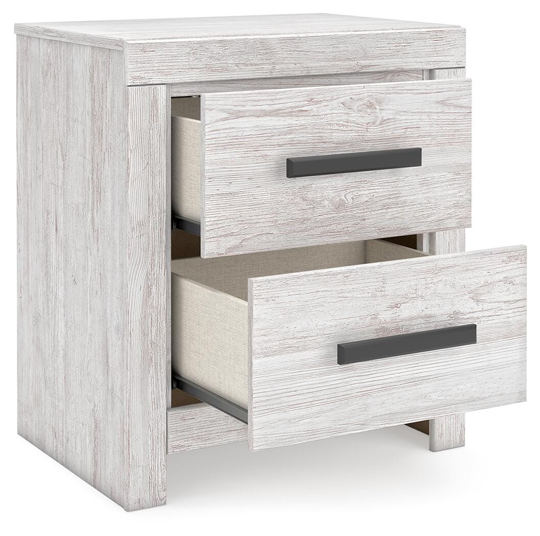 Cayboni Full Panel Bed, Dresser, Mirror and Nightstand