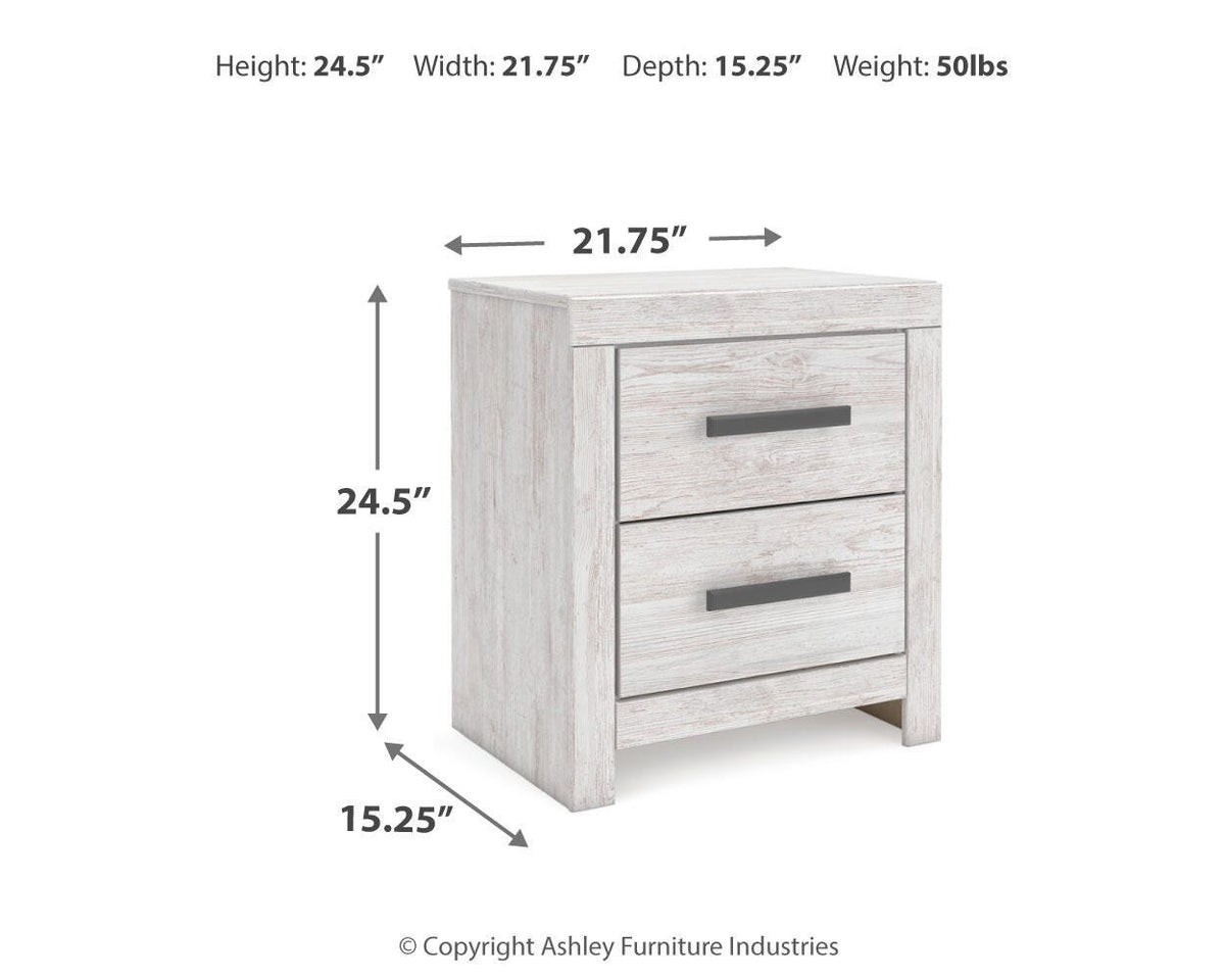 Cayboni Full Panel Bed, Dresser, Mirror and Nightstand