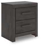 Prendonea King Panel Bed and 2 Nightstands