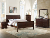 Louis Philip Cherry Mirror (Mirror Only) - Crown Mark | Olivia Furniture
