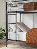 Lanceburg Twin over Twin Bunk Bed with Ladder
