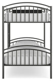 Lanceburg Twin over Twin Bunk Bed and 2 Mattresses