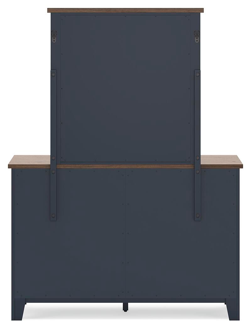 Landocken Queen Panel Bed, Dresser and Mirror