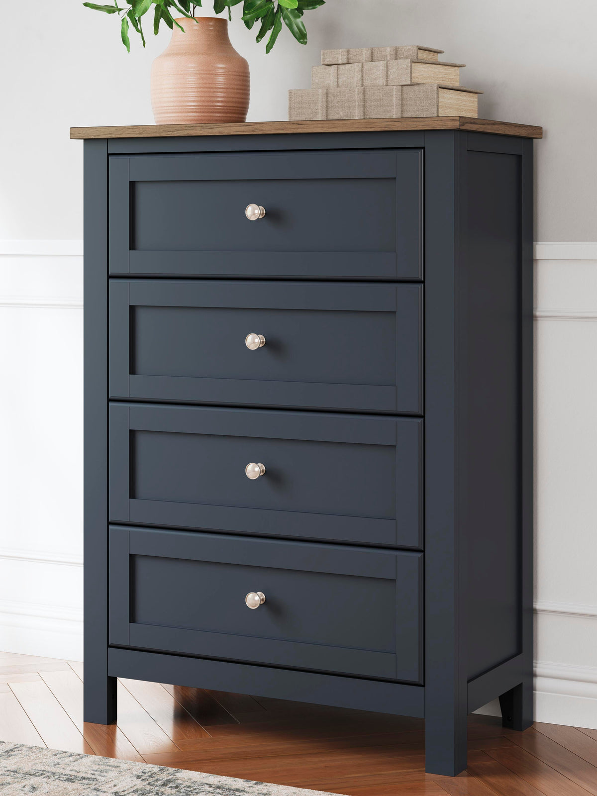 Landocken Twin Panel Bed, Dresser, Chest and Nightstand