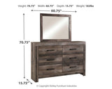 Wynnlow Queen Panel Bed, Dresser, Mirror and 2 Nightstands