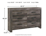 Wynnlow Twin Panel Bed, Dresser and Nightstand