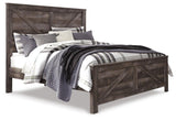 Wynnlow King Crossbuck Panel Bed