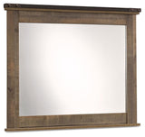 Trinell Queen Poster Bed, Dresser, Mirror, Chest and 2 Nightstands