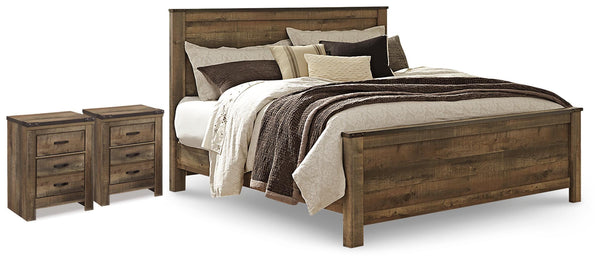 Trinell Brown Panel Bedroom Set