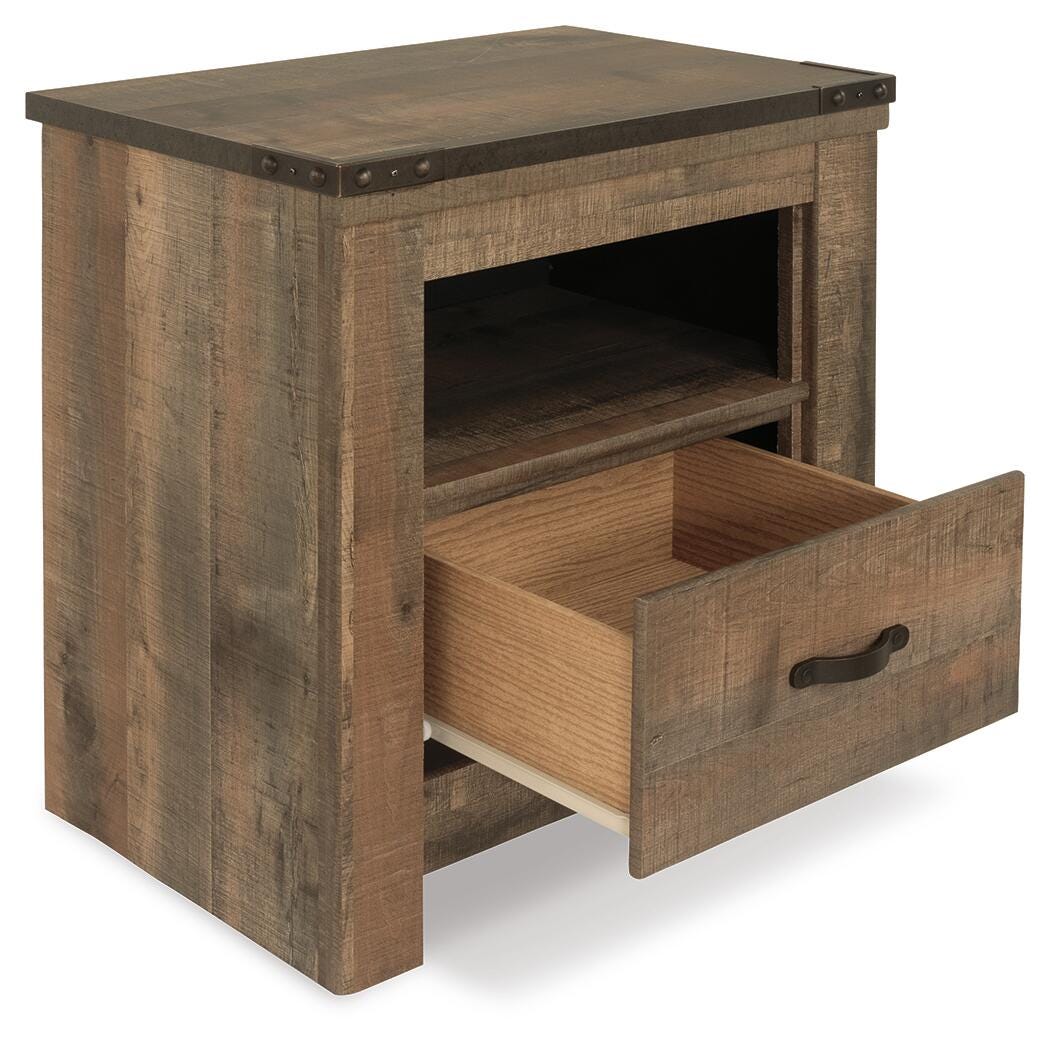Trinell Queen Panel Bed, Chest and 2 Nightstands