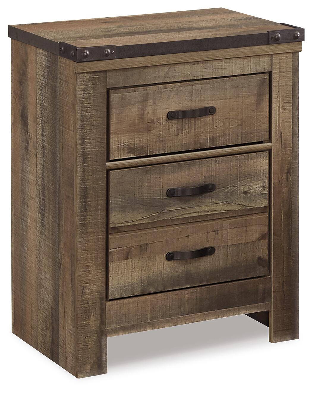 Trinell Queen Poster Bed, Dresser, Mirror, Chest and 2 Nightstands