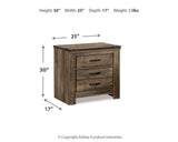 Trinell Queen Poster Bed, Dresser, Mirror, Chest and 2 Nightstands