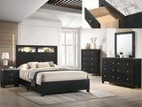 Cadence Black Bedroom Mirror (Mirror Only) - Crown Mark | Olivia Furniture