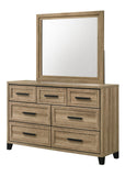 Jameson Brown Dresser Top (Mirror Only) - Crown Mark | Olivia Furniture