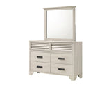 Sarter White Mirror (Mirror Only) - Crown Mark | Olivia Furniture
