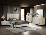 Nyomi White Bedroom Mirror (Mirror Only) - Crown Mark | Olivia Furniture