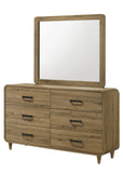Nyomi White/Brown Upholstered  Bedroom Set