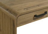 Nyomi Light Brown Writing Desk - Crown Mark | Olivia Furniture
