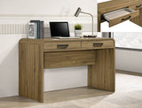 Nyomi Light Brown Writing Desk - Crown Mark | Olivia Furniture